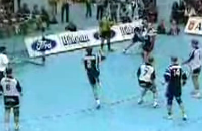 colgada balonmano