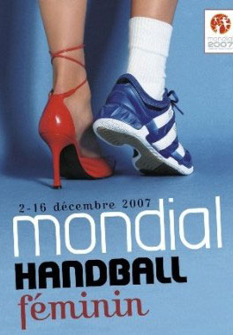 cartel publicidad balonmano femenino